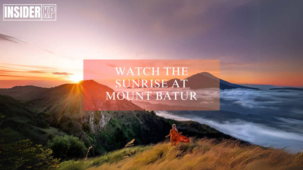 Sunrise at mount batur