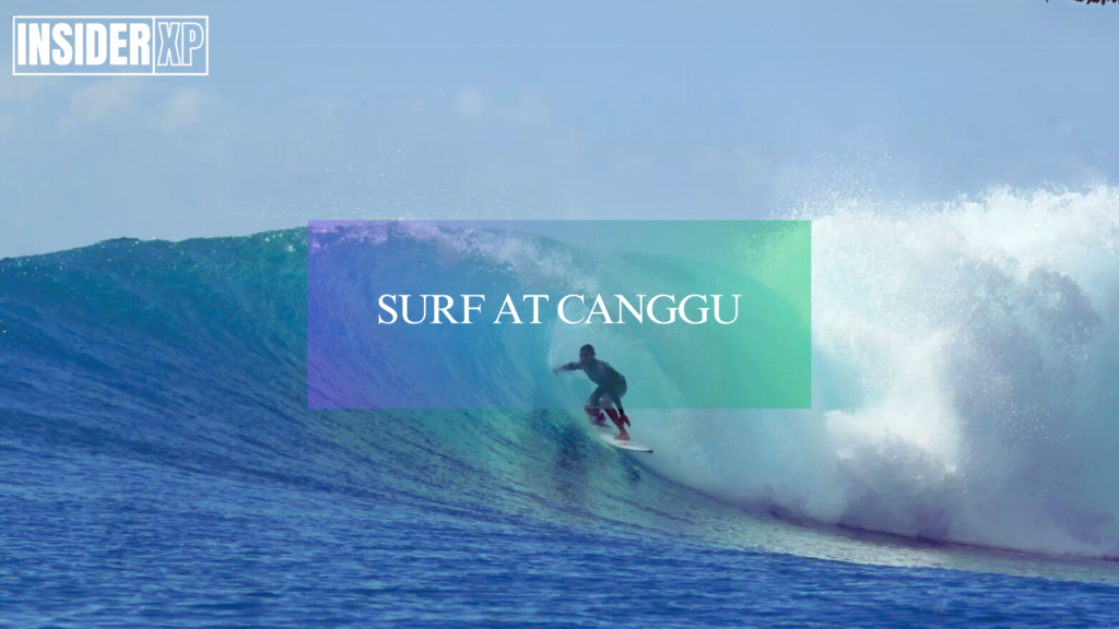 Surfing at Canggu