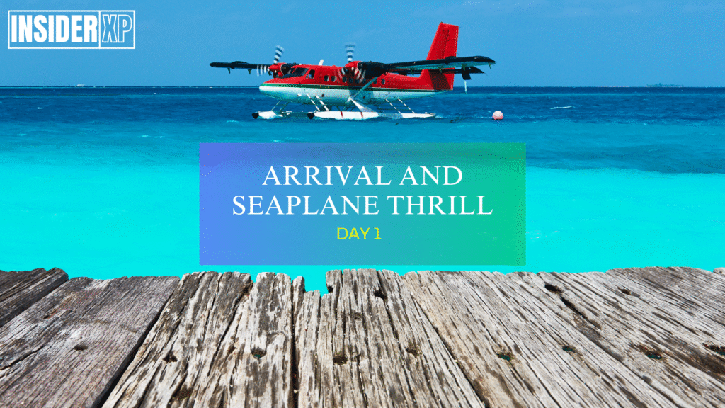 Arrival and seaplane thrill