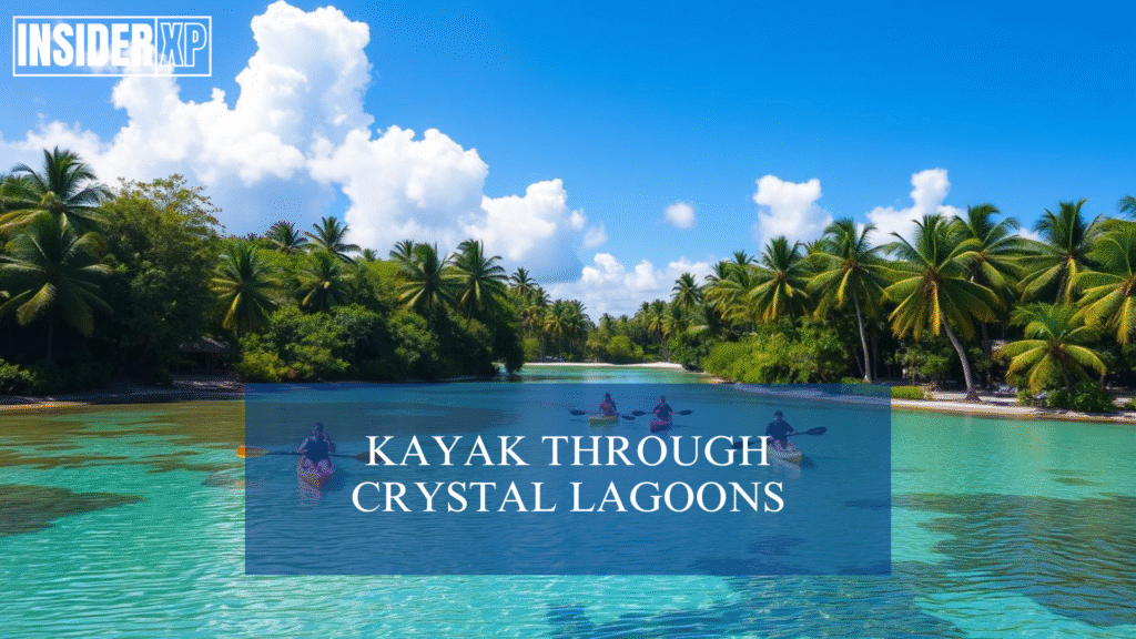 Kayak Through Crystal Lagoons