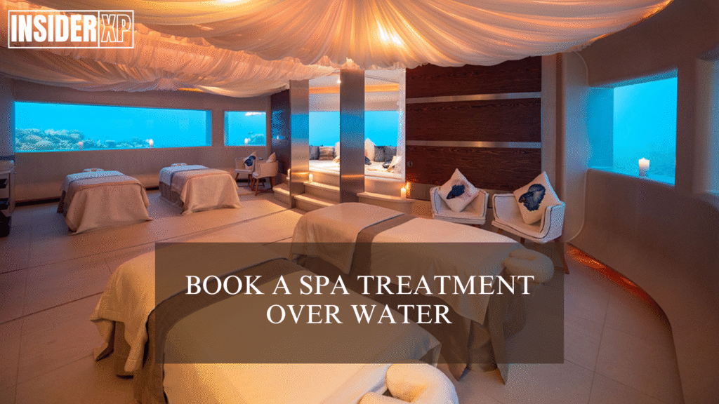 Experience a Spa Treatment Over Water