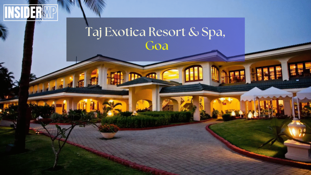 Taj Exotica Resort & Spa, Hotels in Goa with private beaches