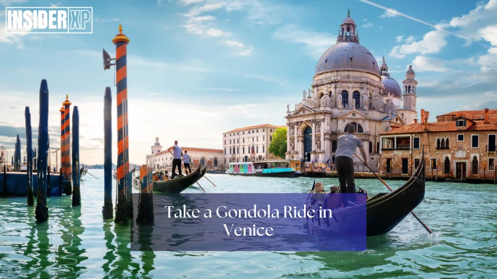 gondola ride in venice