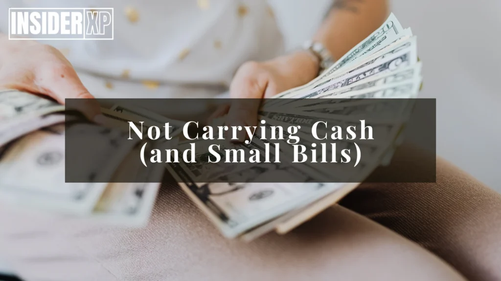 Not Carrying Cash