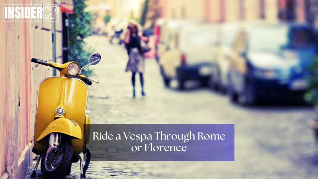 Ride a Vespa Through Rome