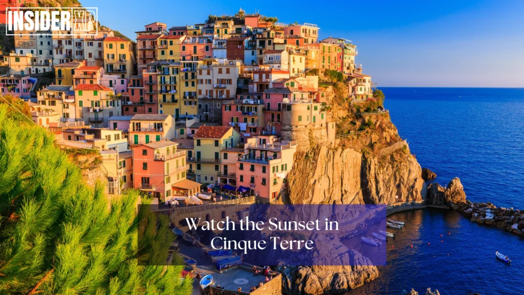 Sunset in Cinque Terre