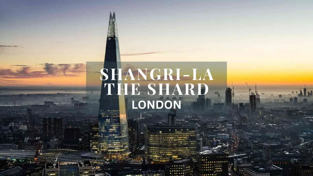 The best hotels in London is Shangri‑La The Shard, London.