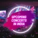 upcoming concerts in India