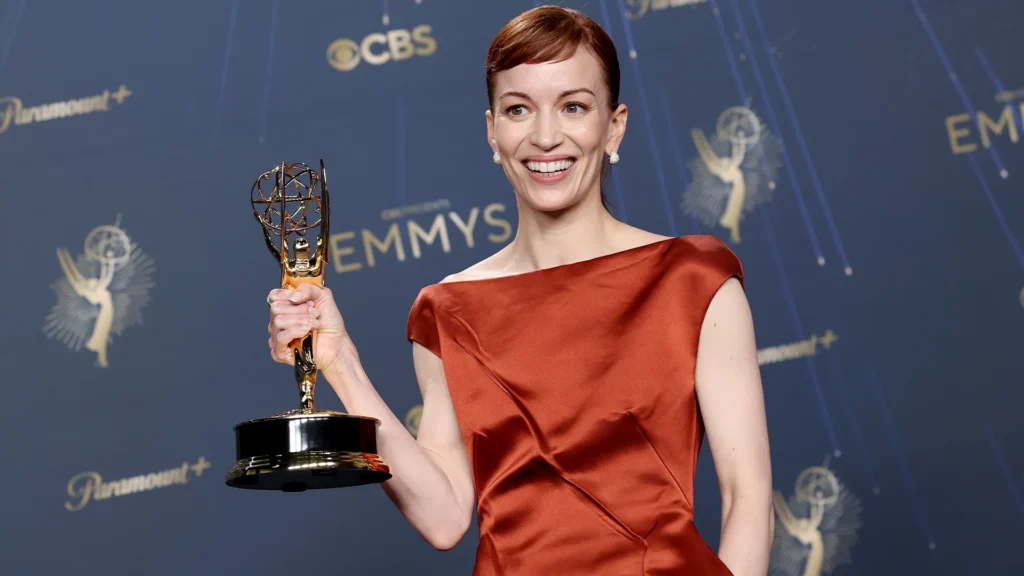Britt Lower at Emmy awards