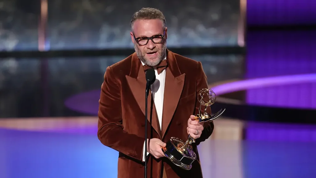 Seth Rogen at Emmy awards