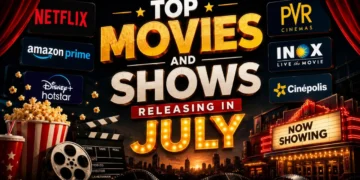 Top Movies and Shows Releasing in July