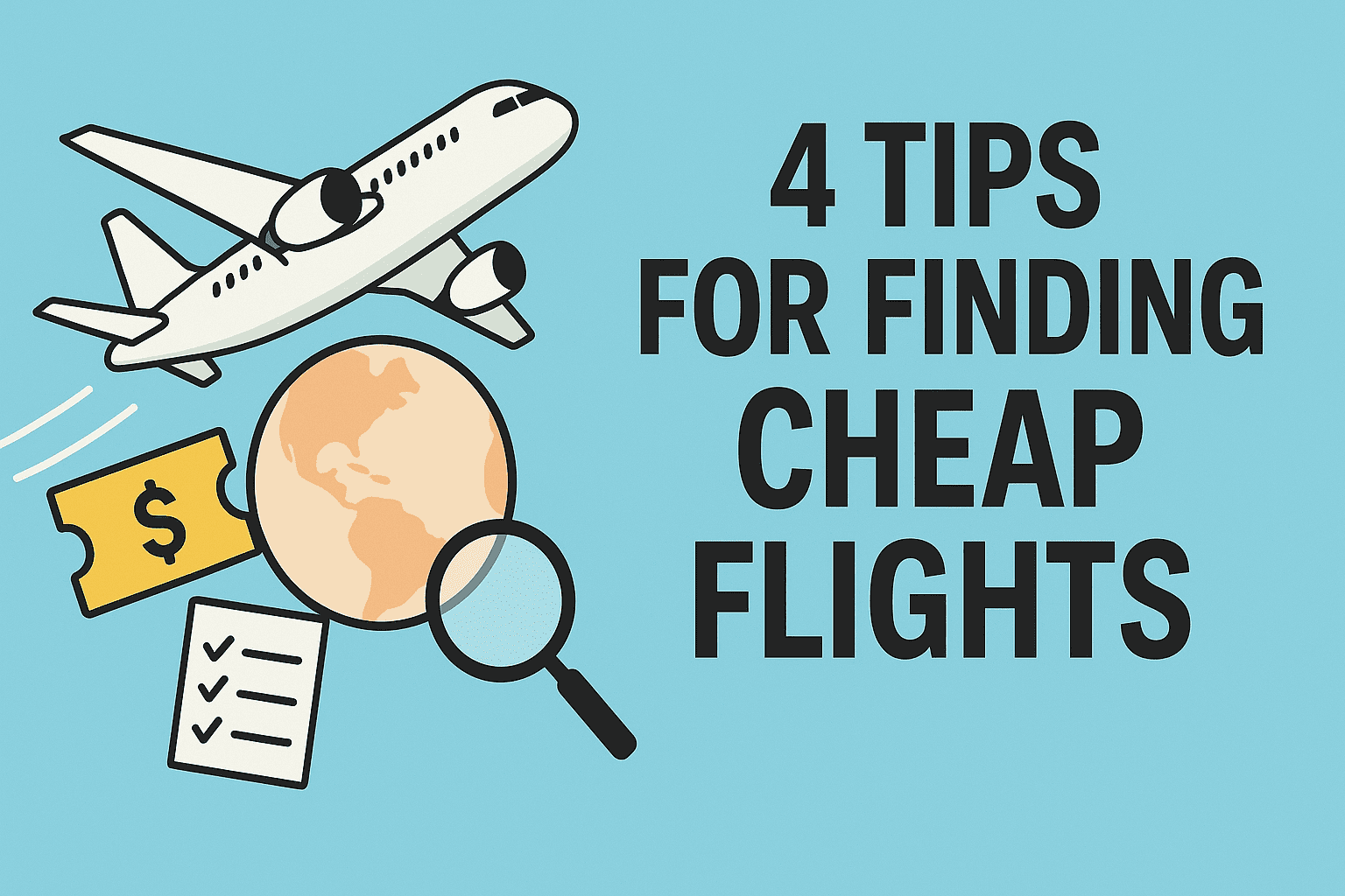 4 Tips for Finding Cheap Flights – Your Ultimate Travel Savings Guide